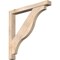 Ekena Millwork Funston Block Smooth Bracket w/ Offset Brace, Douglas Fir, 5 1/2"W x 46"D x 46"H BKT0604X46X46FST05SDF - alternate 1